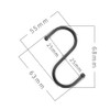 LYPER Pack of 20 S Hooks Heavy Duty Stainless Steel