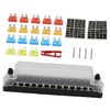 FELTECHELECTR 1 Set Box Way Fuse Block Holder with Transparent