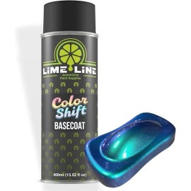 LiME LiNE Automotive Basecoat Spray Paint - Green + Purple + Blue - 14 Oz