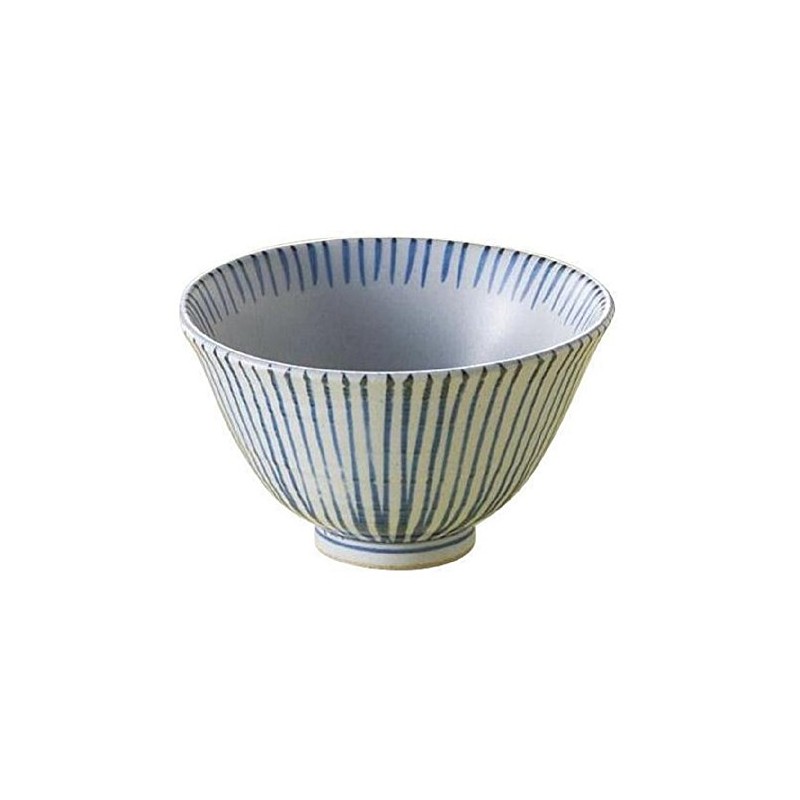 World Create 18069 Indigo Flower Rice Bowl, Diameter 4.7 x