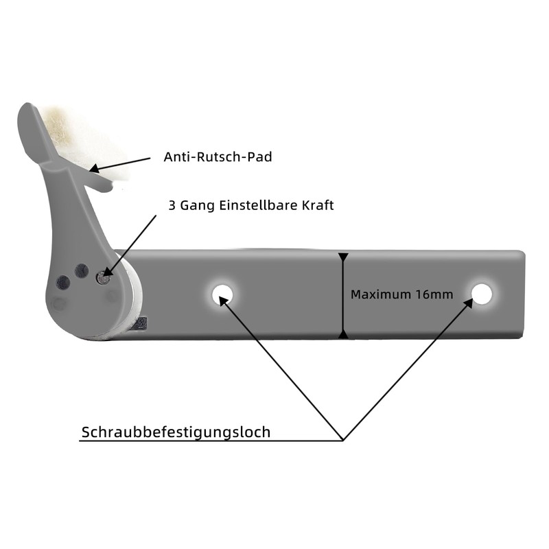 Achkey Door Closer Automatic Door Recliner Interior Door for Room