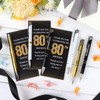 Shknldzsm 24 Set 80th Birthday Party Favors Pens with Thank