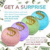 Relaxcation 4 Set Bath Bombs with Cash Surprise Inside -