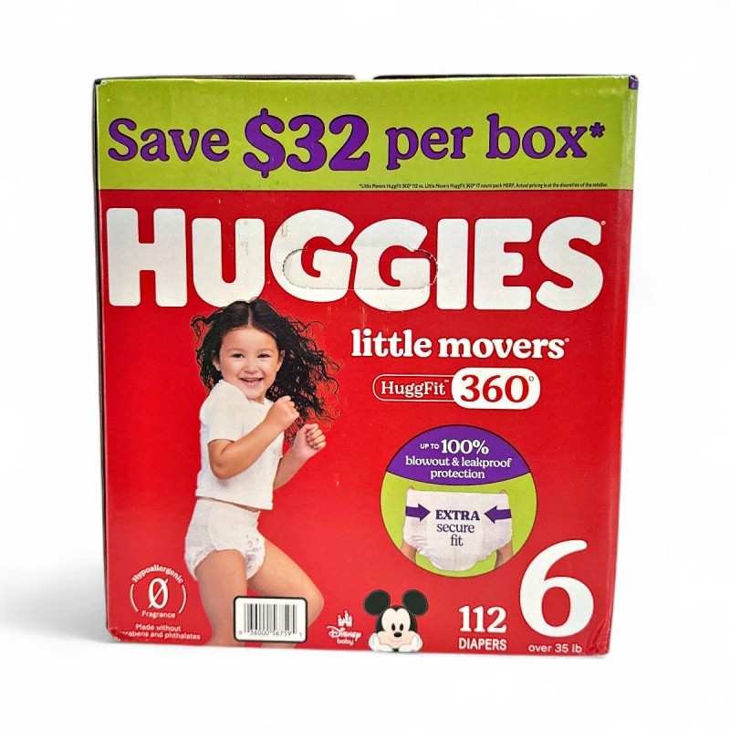 Huggies Little Movers Mickey Mouse Disposable Baby Diapers (Size 6)