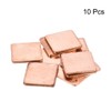 sourcing map Flat IC Chipset Thermal Copper Heatsink for CPU
