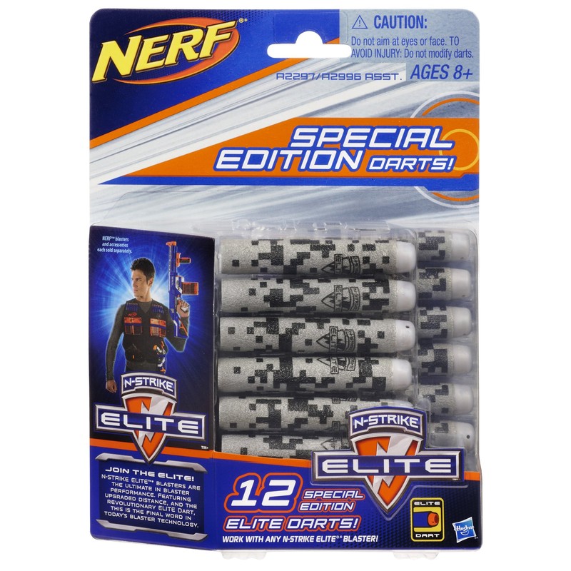Nerf N-Strike Elite 12 Special Edition Elite Darts Pack, Grey
