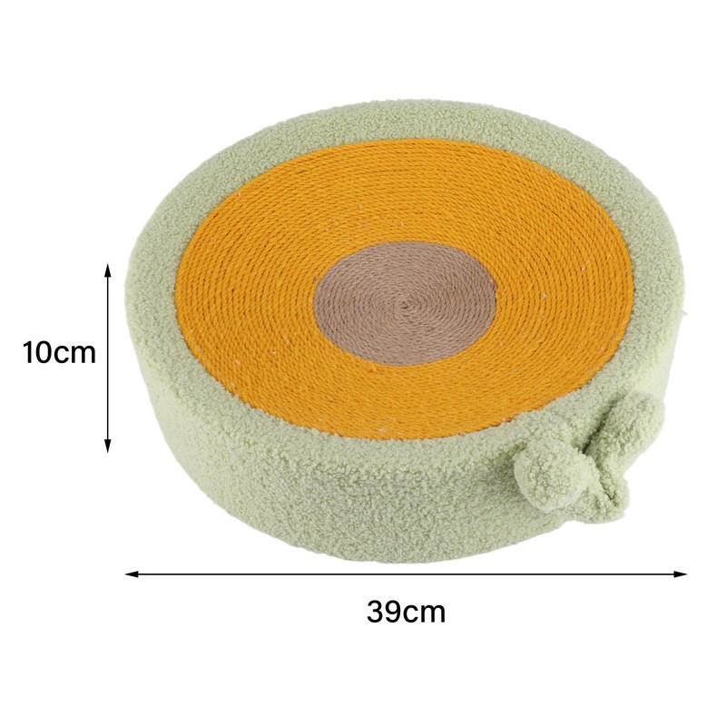 Cat Scratcher Bed Sisal Round Shape Cat Scratcher Lounge Bed