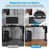 20Pcs Magnetic Zip Tie Mount Heavy Duty Magnetic Cable Zip