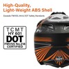 TCMT Unisex-Adult Motorcycle Full Face Off Road Helmet Dirt Bike