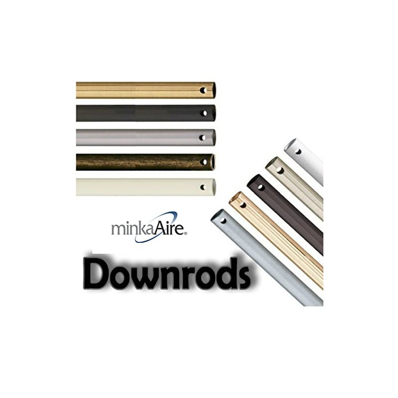 Minka Aire DR524-KA Accessory - Ceiling Fan Downrod, Choose Finish: