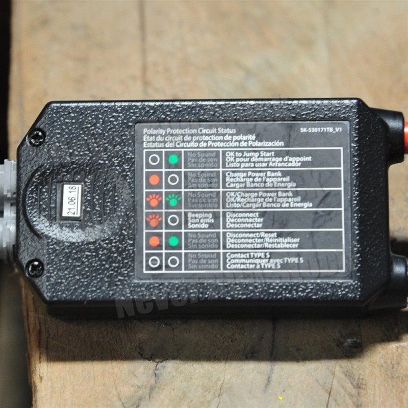 TYPE-S SMART CIRCUIT JUMPER STARTER CLAMP ALLIGATOR JUMP CABLE 3