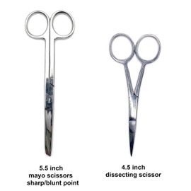 20 Piece Advanced Dissecting Set in Plastic Case for Anatomy Lab, Biology, and General Dissection