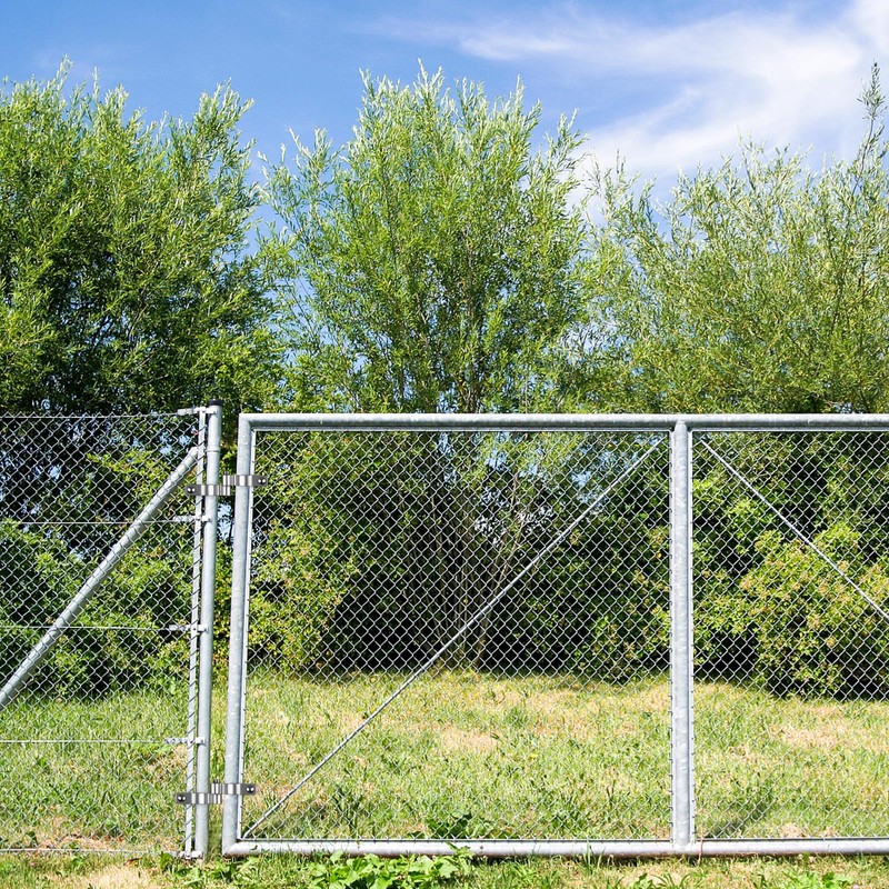 Insaga 2 Pack 2-3/8'' Chain Link Fence Gate Post Hinge,