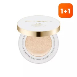 MISSHA [1+1][미샤] 세이프 블록 RX 커버 톤업 선쿠션 SPF50＋/PA＋＋＋＋ [1+1][Missha] Safe Block RX Cover Tone-Up Sun Cushion SPF50+/PA++++