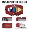Felipe Varela Duffle Bag with Shoes Compartment and Adjustable Strap,Foldable