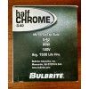 Bulbrite Half Chrome G-40 Large Inconsistent 60w 120V Bulb Bulbrite.