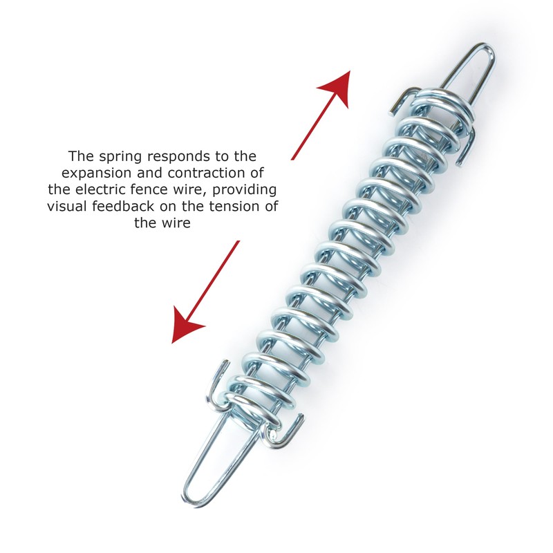 BEIYI 6 Pcs Tension Spring, High Tensile Electric Fence Spring