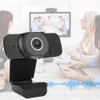Webcam PC Camera HD 1080P Laptop Desktop Computer USB Drive‑Free