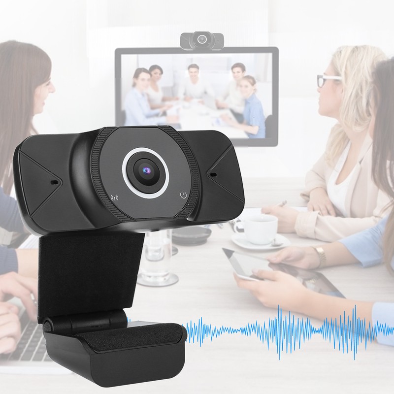 Webcam PC Camera HD 1080P Laptop Desktop Computer USB Drive‑Free