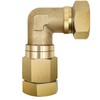 CXCESNS Garden Hose Elbow Connector 3/4 Inch GHT Thickening Solid