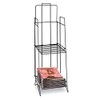 Steel Tabloid Newspaper Display Rack - 13.25 W x 16.25 D x 41.75 H Inches