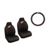 MULTI_B Detroit Redwings 2 Seat Covers and Wheelcover with