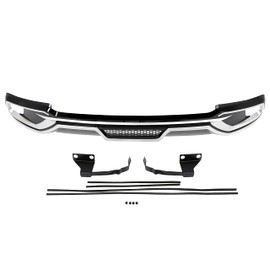 HECASA Rear Diffuser Lip Compatible with 2017-2019 Toyota Highlander Lower Bumper Lip Spoiler Guard Cover