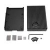 Aluminum Heatsink Case Professional Efficient GPIO Slot Reserved Interface Holes