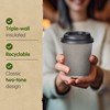 Signature Packaging - Ripple Paper Coffee Cups with Lids -