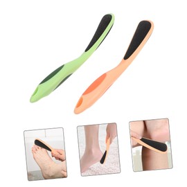 SAFIGLE 2Pcs Ergonomic Foot Files Professional Callus Remover Tools for Safe Foot Care Lightweight and Stylish Design for Travel and Daily Use