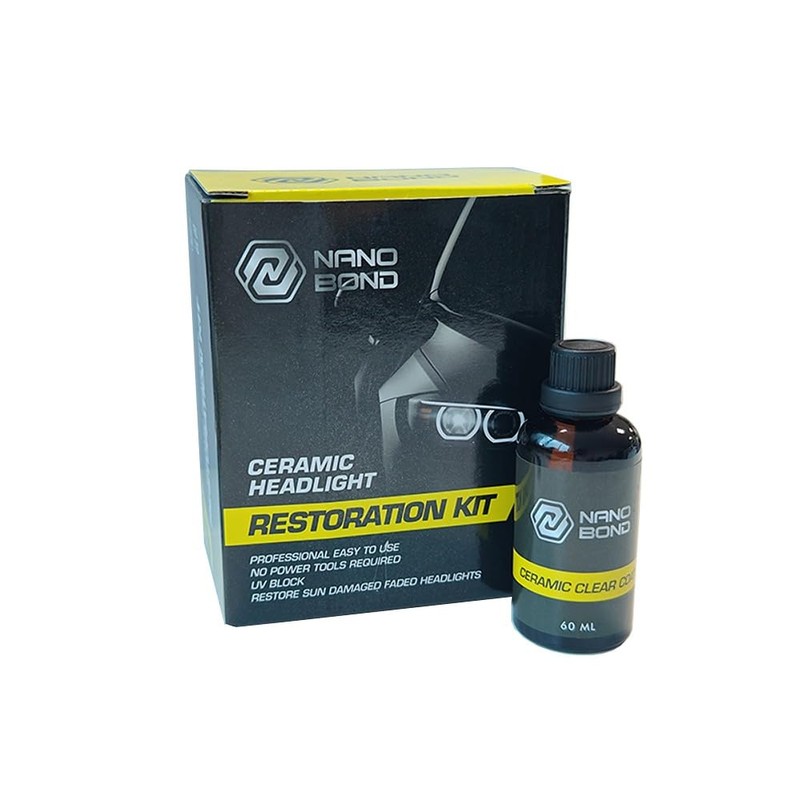 Nano Bond Ceramic Headlight Restoration Kit - No Power Tools