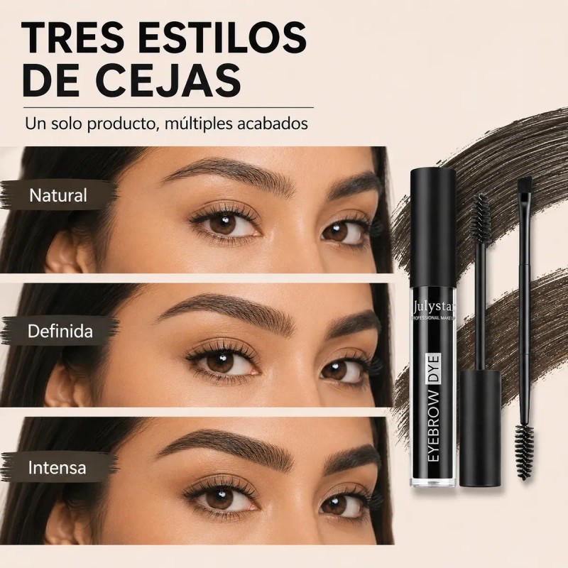 Gel Fijador Cejas Larga Duración Tinte Para Ceja Impermeable
