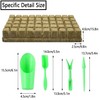 LONGHAO 50 + 4 x Wool Plant Stoppers, Rock Wool