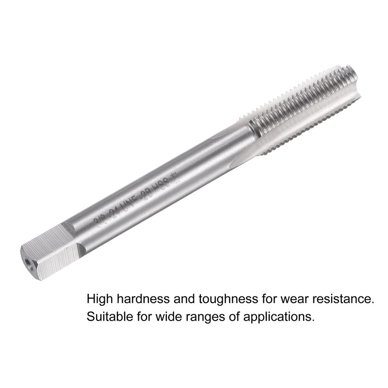 sourcing map Thread Milling Threading Tap 3/8"-24 UNF, Left Hand