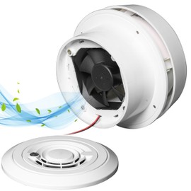 HWHongRV RV Exhaust Fan 12V, Roof Vent Fan 60CFM RV Roof Ventilation, ABS Caravan Ceiling Exhaust Fan for Marine Boat, Yacht, Trailer, Motorhome