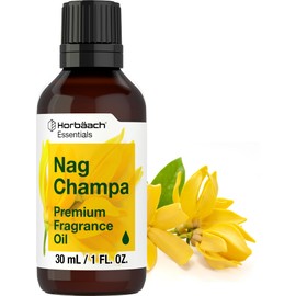 Horbäach Nag Champa Fragrance Oil | 1 fl oz (30ml) | Premium Grade | for Diffusers, Candle and Soap Making, DIY Projects & More