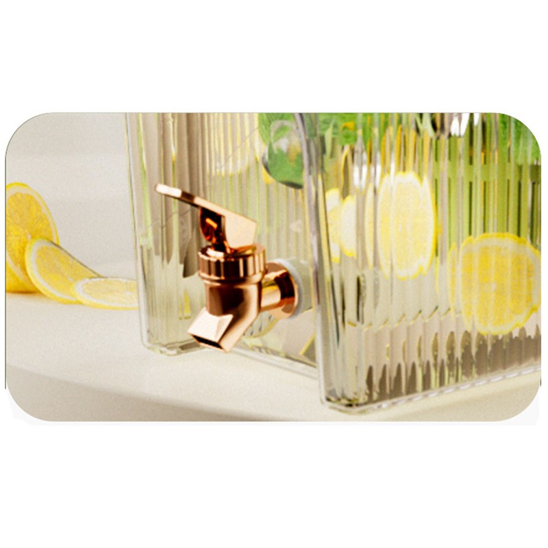 Cold Kettle with Faucet 3L PET Refrigerator Water Filter Dispenser