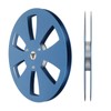 1/4 7 Inch Empty Reel 6 Hole Aluminum Alloy Open