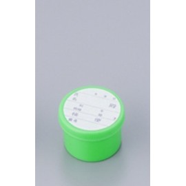0-1762-02 Stool Detection Containers, A-Type, Green, Screw Cap Type, Label, 100 Pieces