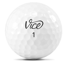 Vice Golf Vice Pro Plus Golf Balls White, One Dozen(Packaging may vary)