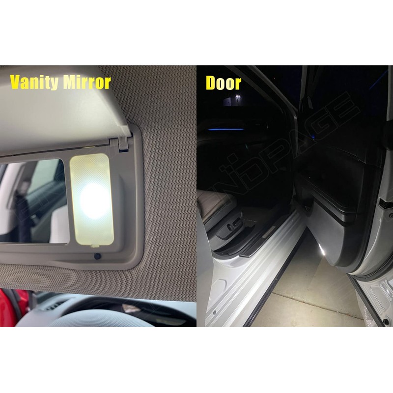 ENDPAGE 13-Pieces Avalon LED Interior Light Kit for Toyota Avalon