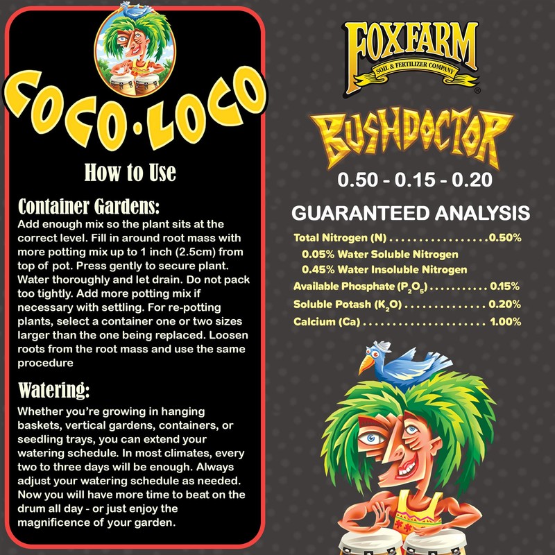 FoxFarm Bush Doctor Coco Loco Potting Mix, 2cu ft -