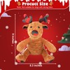 YUEPET Christmas Squeaky Dog Chew Toys, Reindeer Plush Dog Toys