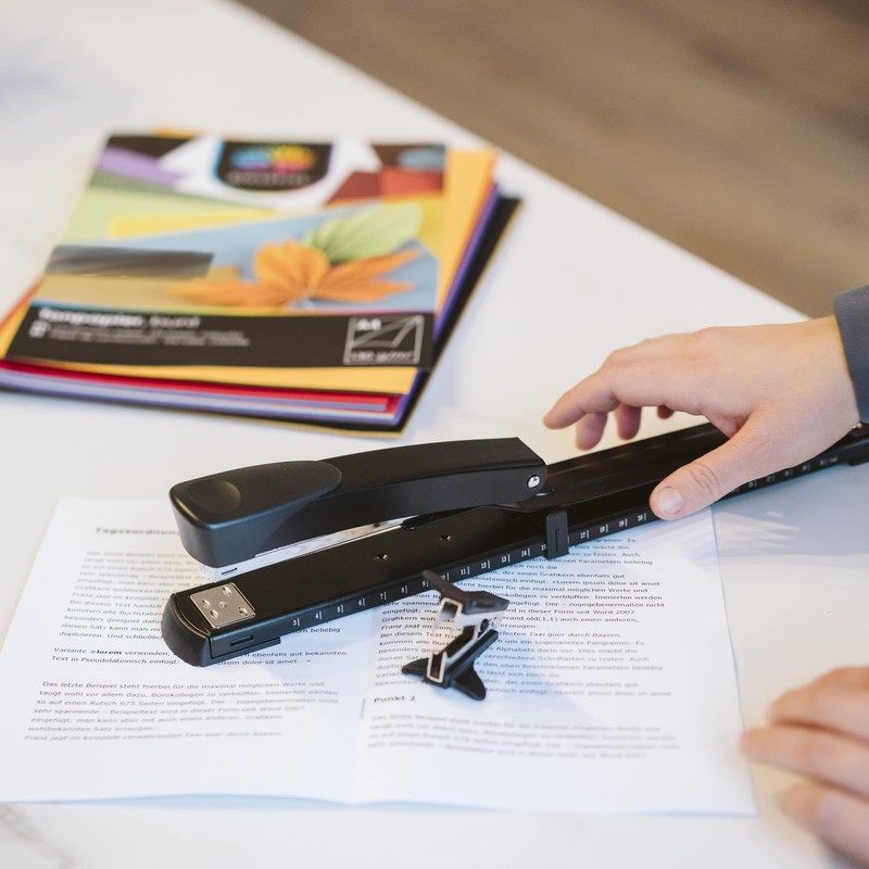 OfficeTree Long Sleeve Stapler - Stapler with 1 Stapler &