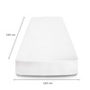 Flowen Fitted Sheet, 160 x 190 cm, Microfibre Fitted Sheet