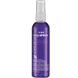 RUSK Deepshine PlatinumX Shine Spray, Shine Spray Creates Shine and Pairs Well with Heat Styling for a Glossy Finish, 4 oz.