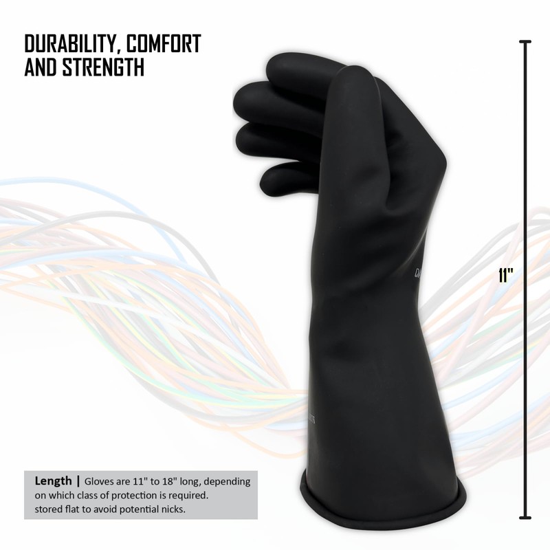 MAGID Insulating Electrical Gloves - Size 10, Class 00 |