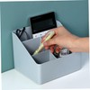 BUGUUYO 2pcs Multi-Compartment Toiletry Storage Box for Cosmetics and Jewelry