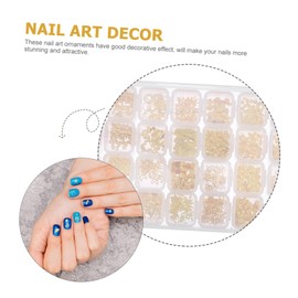 Baluue Fashionable Star Moon Nail Decorations of DIY Manicure Ornaments for Nail Art Supplies Easy to Use Creative Design for Women for Parties Dating