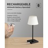 NEWSEE Outdoor Waterproof Cordless Table Lamp, 4000mAh Portable Rechargeable Battery